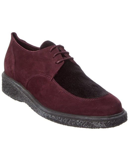 Arche Red Johiro Suede & Haircalf Sneaker