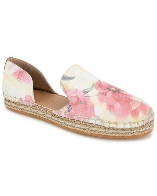 Gentle Souls Pink Seville Suede Espadrille