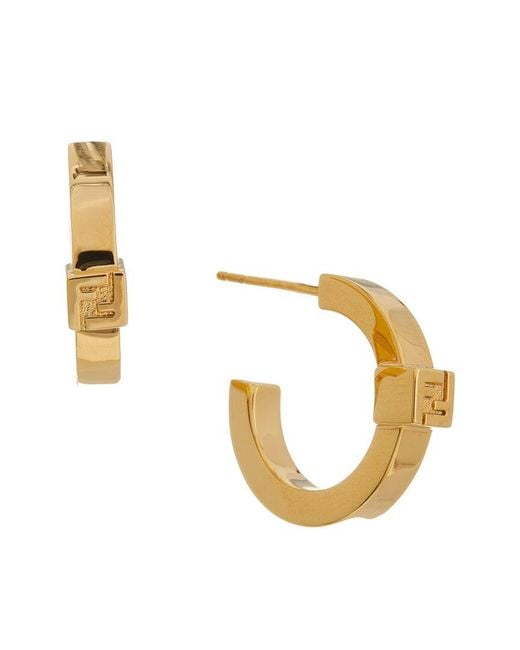 Fendi Metallic Forever Earrings