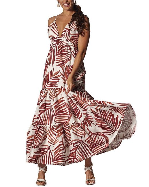 Tori Richard Brown Kailani Sun Dress