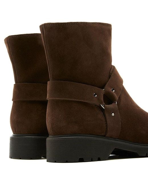 La Canadienne Brown Hyatt Waterproof Suede Bootie