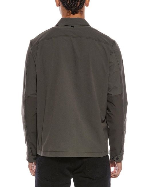 Rag & Bone Gray Ripstop Field Shirt Jacket for men