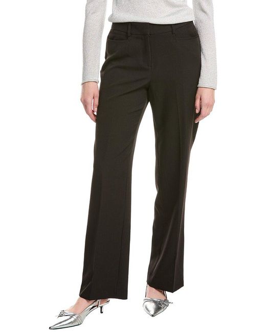 Tahari Black Solid Pant