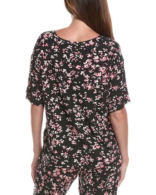 DKNY Black Pajama Top