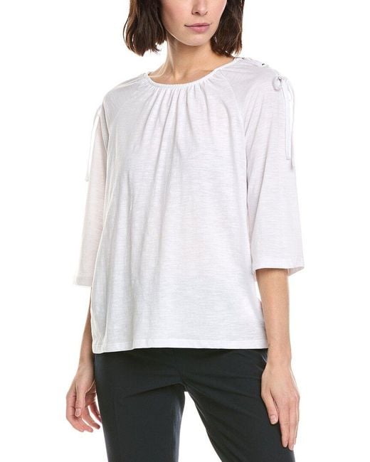 Stella Parker White Emily Raglan Top