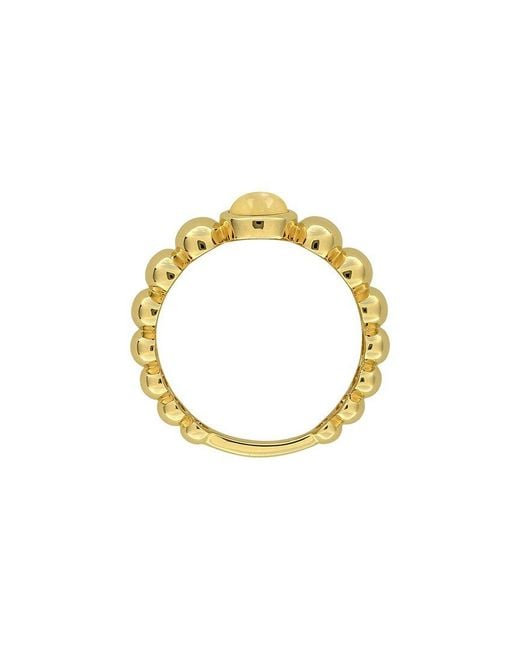 Rina Limor Metallic 0.75 Ct. Tw. Citrine Oval Ring