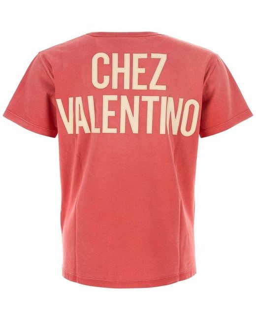 Valentino Pink T-Shirt for men