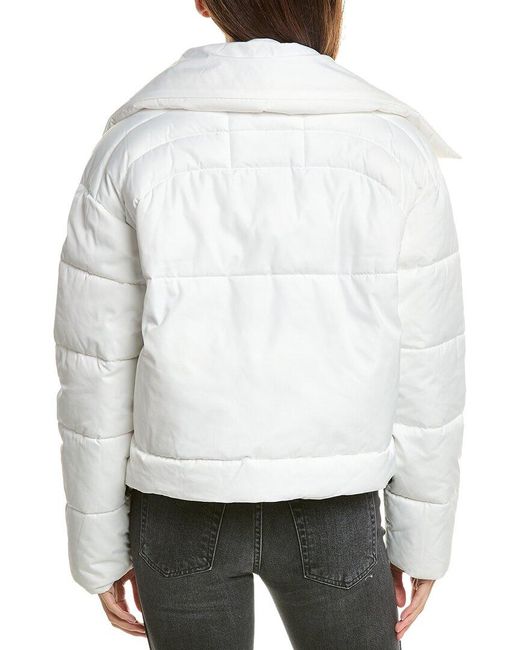 Noize White Yasmin Puffer Jacket