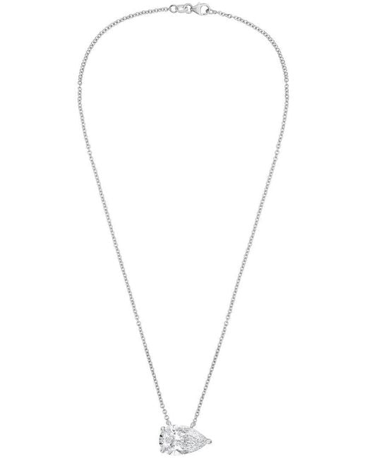Diana M White 14K 2.00 Ct. Tw. Lab-Grown Diamond Solitaire Pendant
