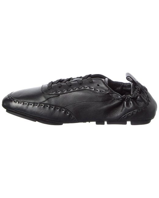 Fendi Black Leather Sneaker for men
