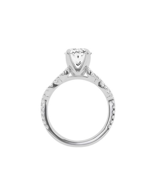 Lab Grown Diamonds White 14K 3.00 Ct. Tw. Lab-Grown Diamond Ring