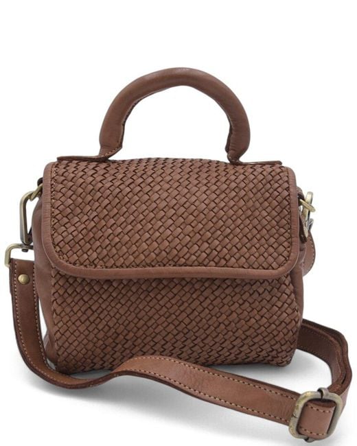 Bolsa Nova Brown Leather Lily Mini Bag
