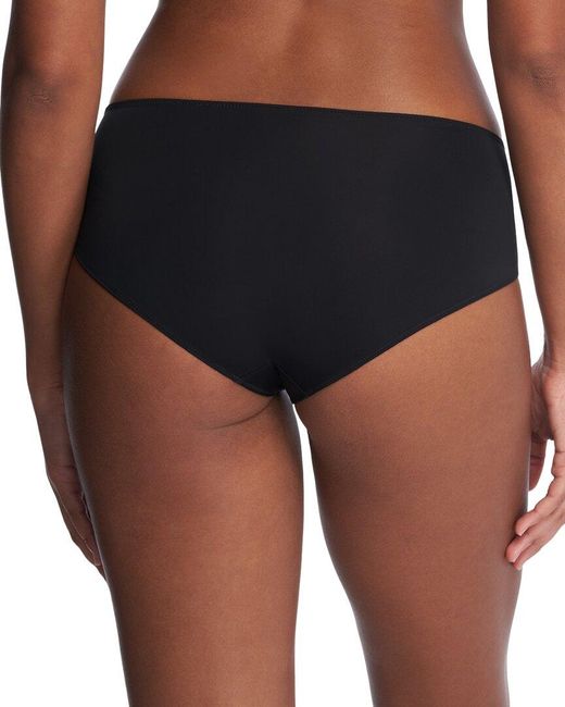 Natori Black Feathers Lace Refresh Girl Brief