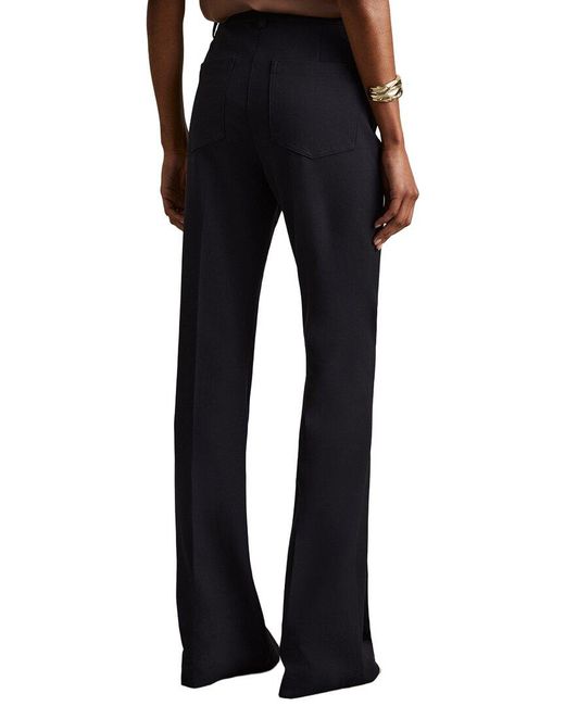 Reiss Blue Hadley Flare Trouser