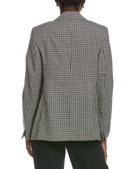 Akris Gray Percival Wool Blazer