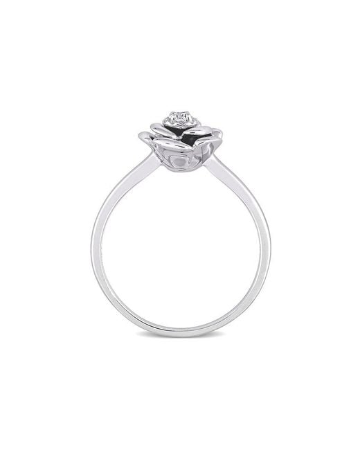 Rina Limor White 0.05 Ct. Tw. Diamond Ring