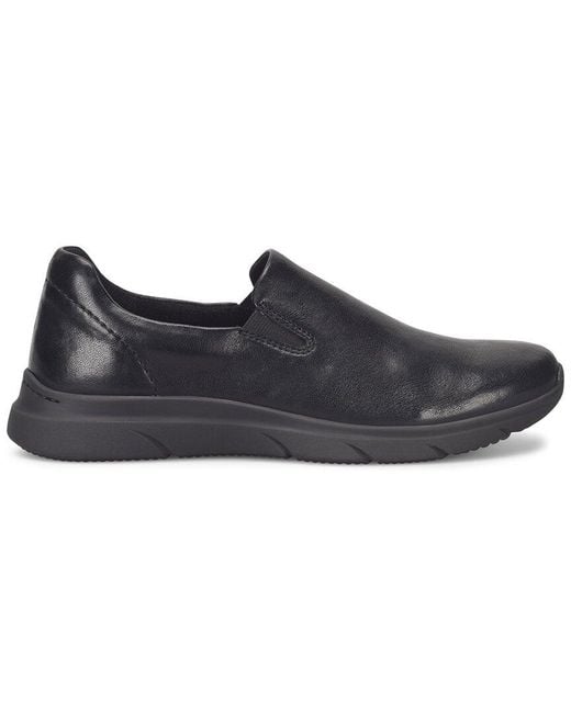 Comfortiva Black Maki Leather Flat