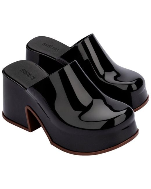 Melissa Black Mia Clog