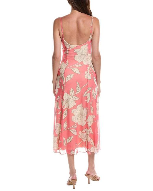 Z Supply Pink Charisma Bloom Maxi Dress