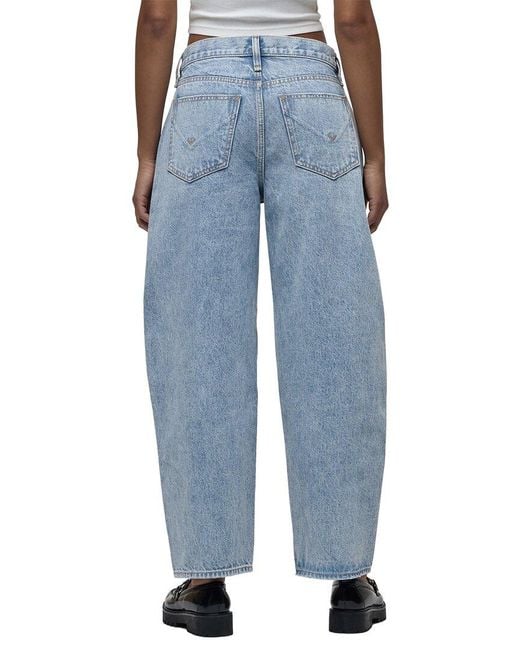 Hudson Blue Courtney Mid-Rise Baby Barrel Jean