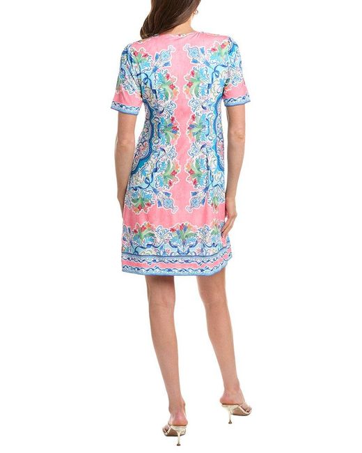 Hale Bob Blue Dani Mini Dress