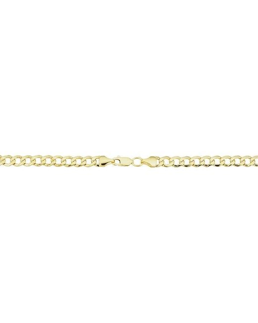 Italian Gold Metallic 14k Miami Cuban Chain Necklace