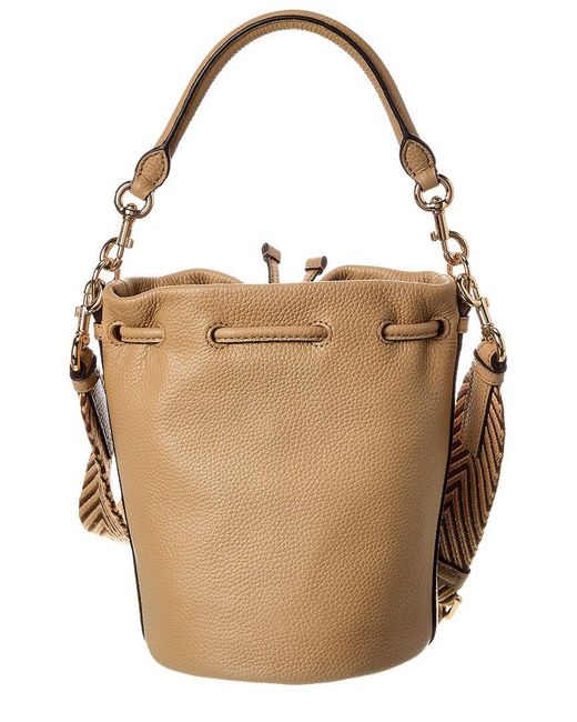 Marc Jacobs Brown Leather Bucket Bag