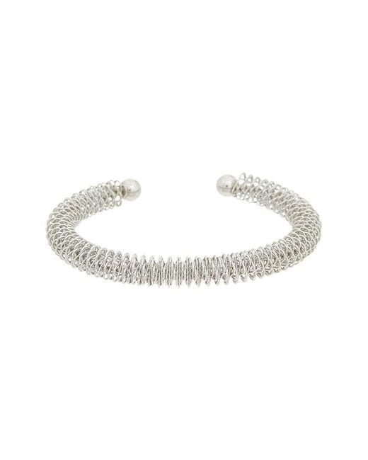 Juvell White Cuff Bangle Bracelet