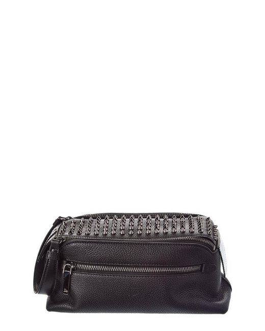 Christian Louboutin Black Leather Pouch for men