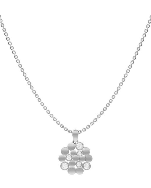 Lab Grown Diamonds Metallic 0.36 Ct. Tw. Lab-Grown Diamond Necklace