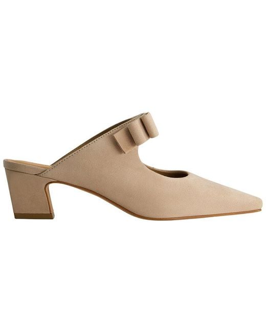 Bernardo Brown Astrid Suede Mule