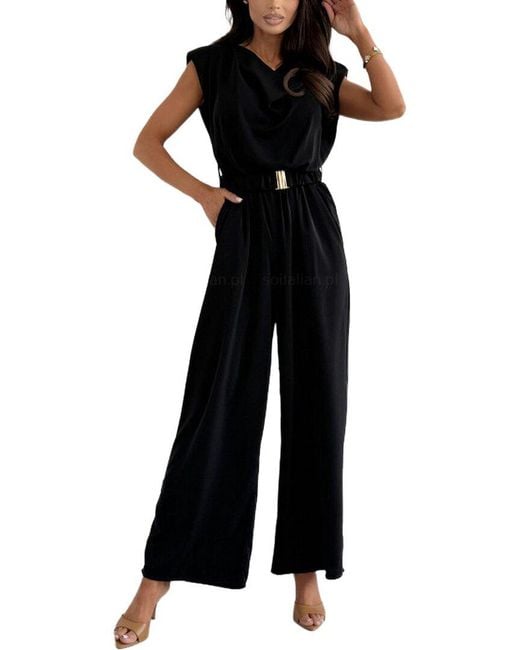 Vincent Black Jumpsuit