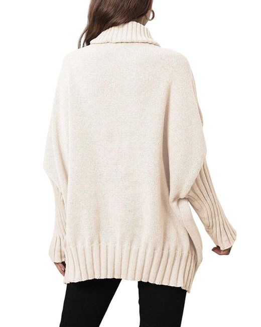 Nino Balcutti Natural Turtleneck Sweater