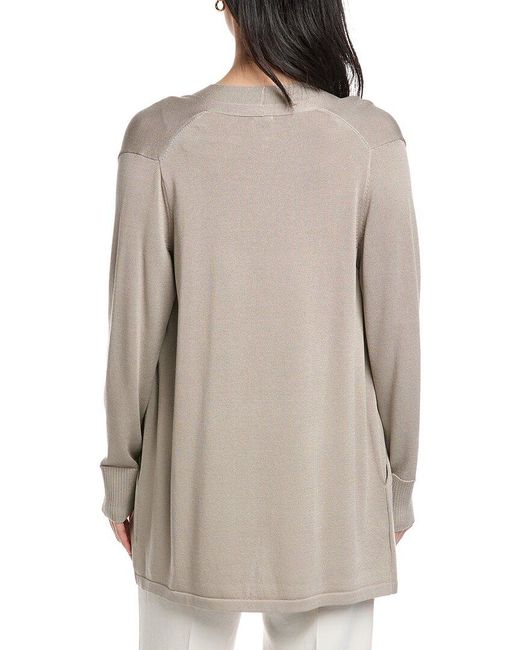 Anne Klein Natural Pocket Cardigan