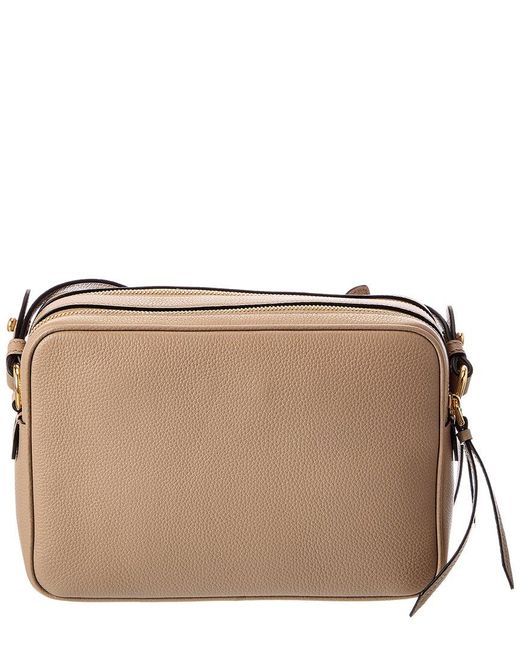 Prada Brown Bandoliera Leather Camera Bag