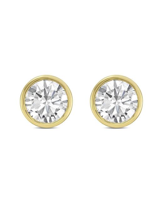 Diana M Metallic Diana M. 14K 1.00 Ct. Tw. Lab-Grown Diamond Stud Earrings