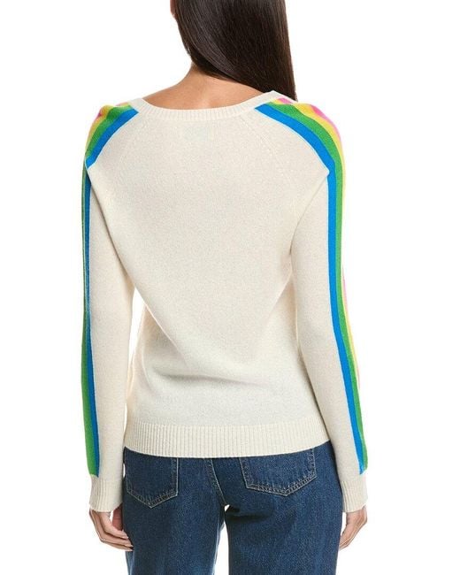 Maison Heritage White Java Cashmere Sweater