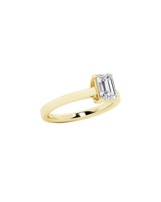 Lab Grown Diamonds Metallic 14K 0.50 Ct. Tw. Lab-Grown Diamond Solitaire Engagement Ring