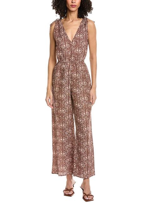 Faherty Brand Brown Jules Jumpsuit