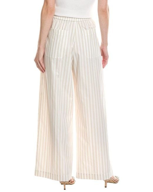 ATM White Yarn Die Stripe Pant