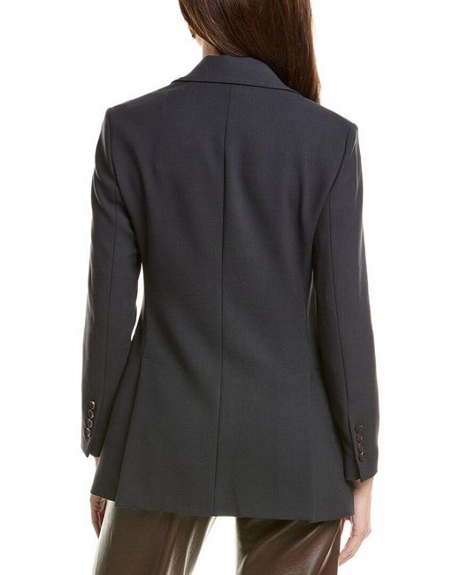 Brunello Cucinelli Black Wool-blend Blazer