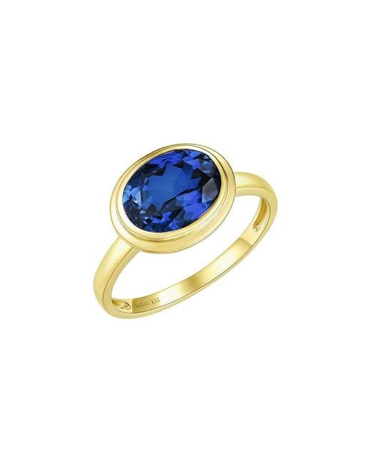 Kai Fine Jewelry Blue 14K 2.50 Ct. Tw. Lab-Grown Sapphire Ring