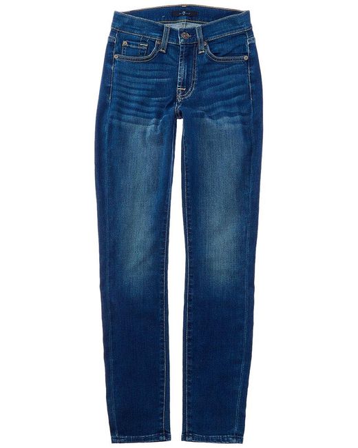 7 For All Mankind Blue Ankle Gwenevere Jean