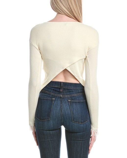 Moon River White Knit Sweater