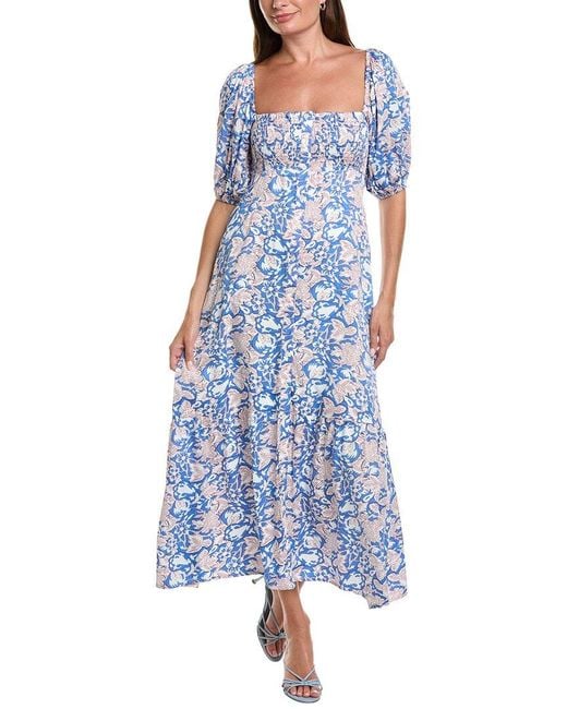 Emerson Fry Blue Santiago 3 Maxi Dress