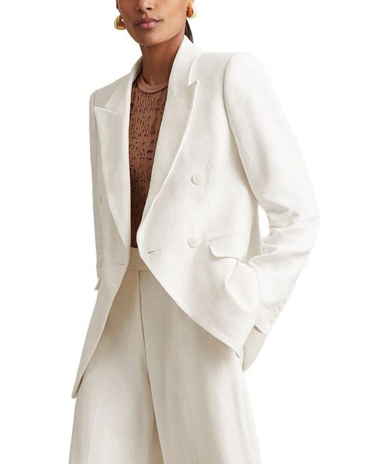 Reiss White Devon Formal Jacket
