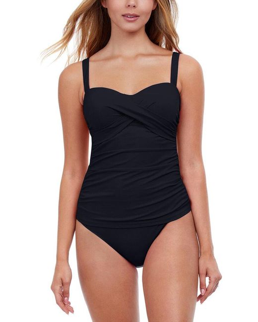 Gottex Black Tankini Top