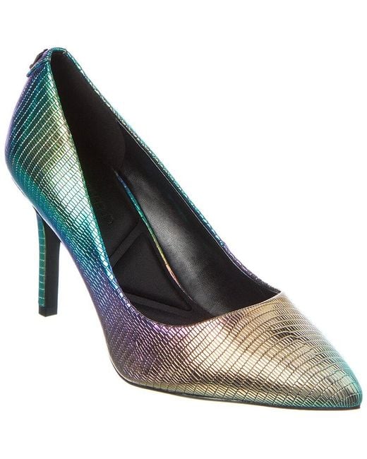 Karl Lagerfeld Metallic Royale Pump