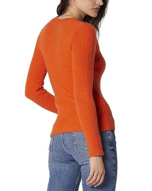 Equipment Orange Ville Wool Sweater
