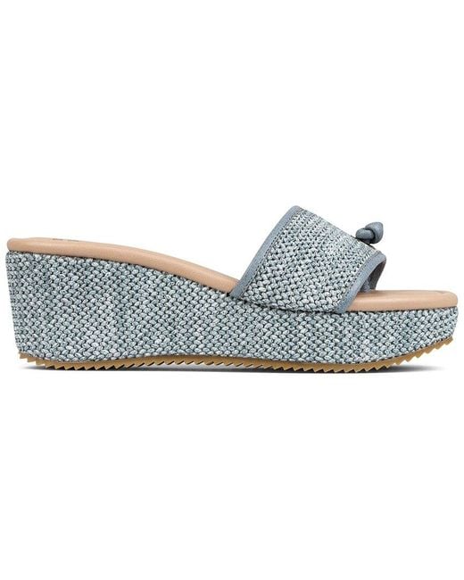 Donald J Pliner Blue Silli Slide